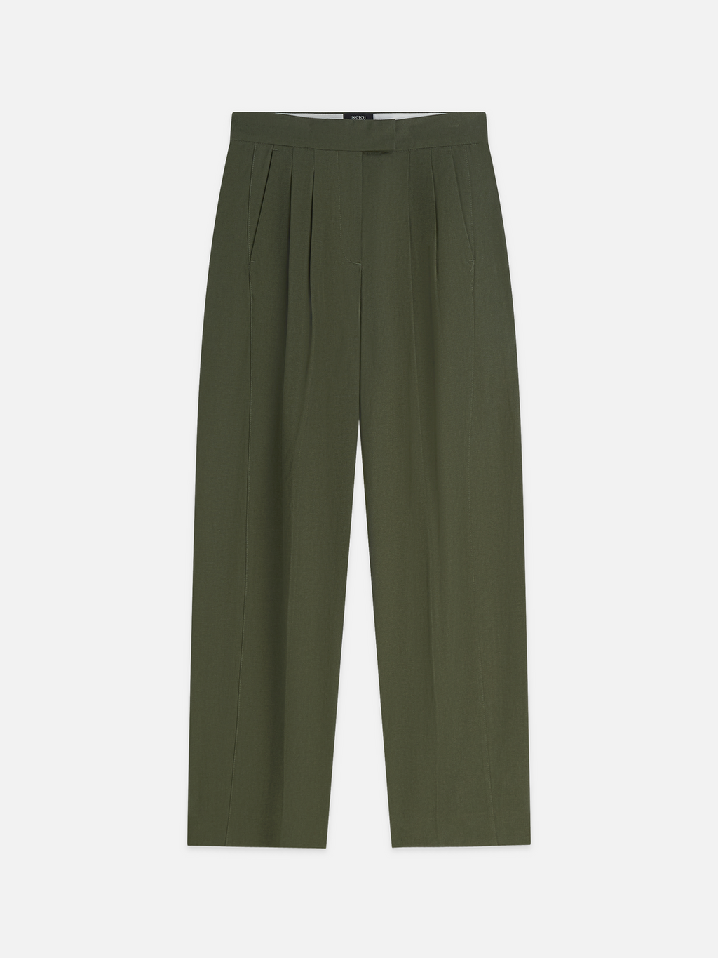 Quinn - Mid-Rise Wide-Leg Gabardine Pants