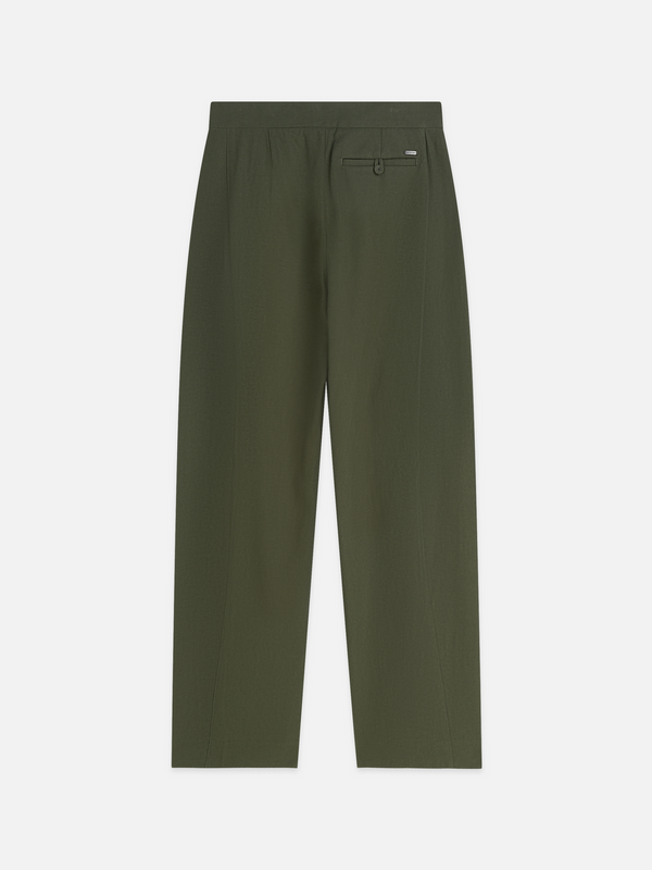 Quinn - Mid-Rise Wide-Leg Gabardine Pants