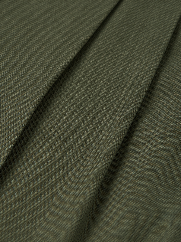 Quinn - Mid-Rise Wide-Leg Gabardine Pants