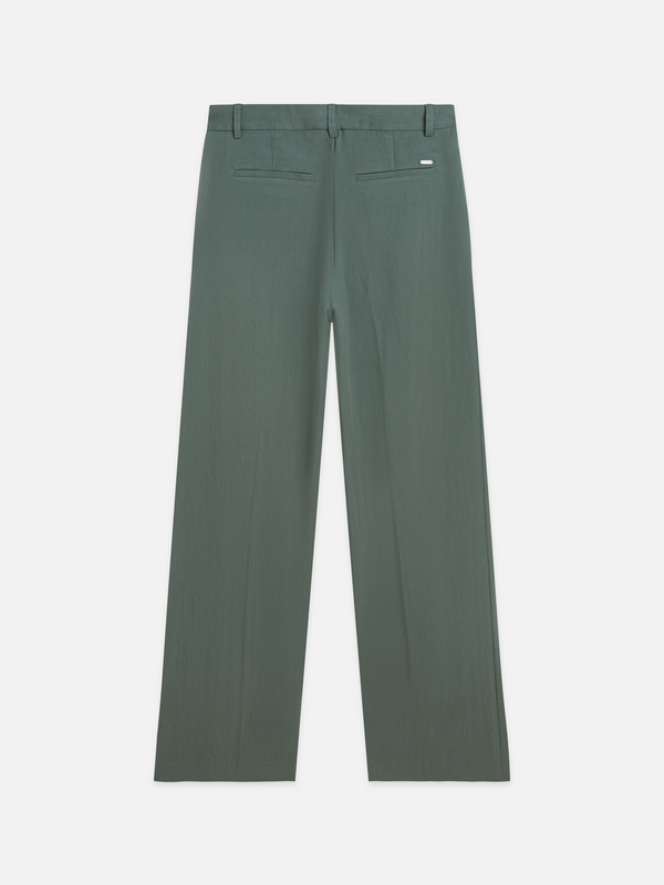 Edie - High-Rise Wide-Leg Lyocell Blend Pants