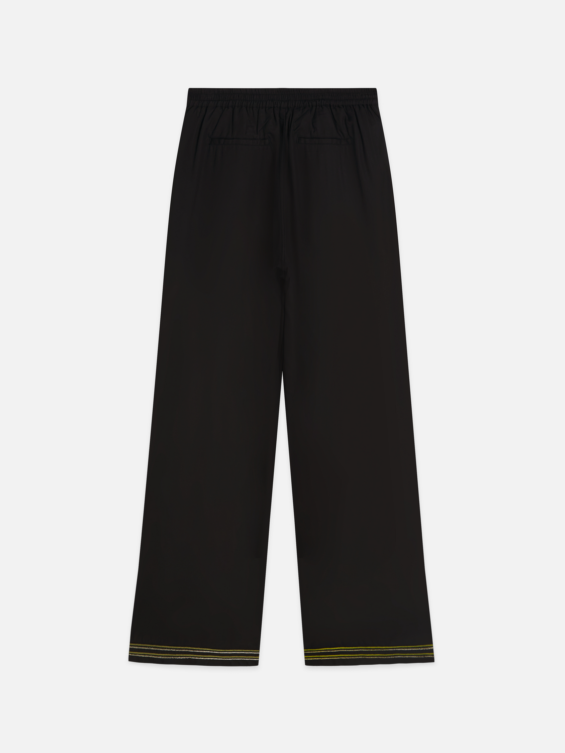 Eleni - High-Rise Wide-Leg Embellished Pants