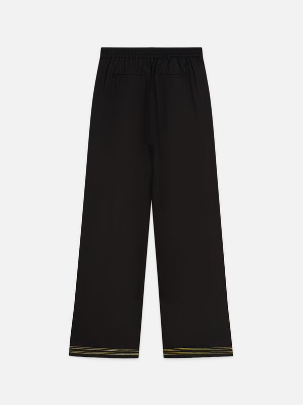 Eleni - High-Rise Wide-Leg Embellished Pants