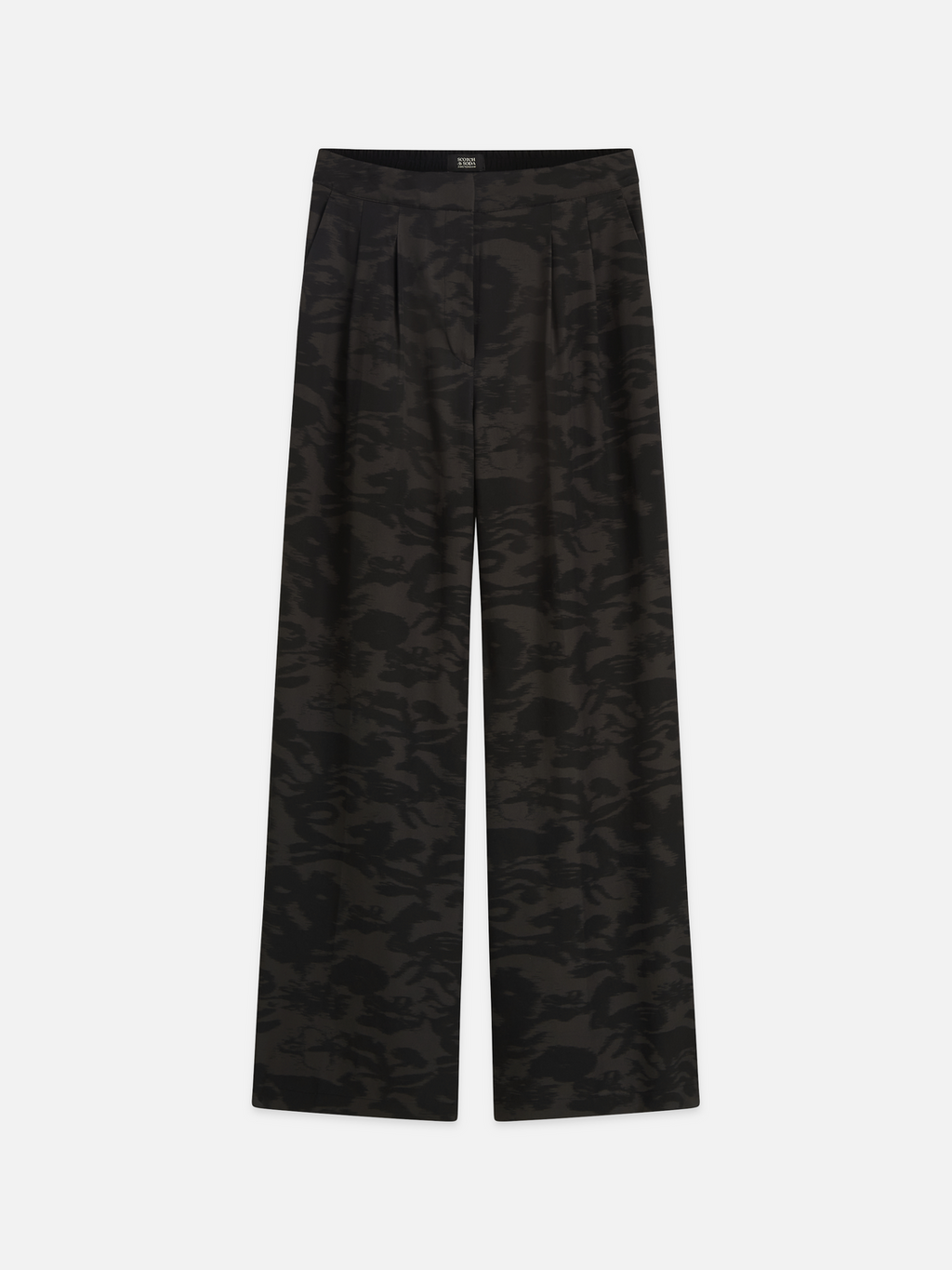 Eleni - Pantalon Imprimé Large Taille Haute