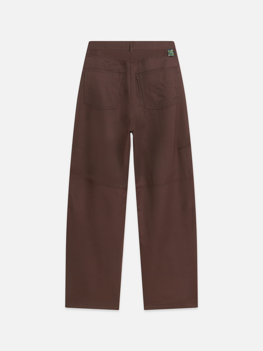 Lotus - High-Rise Barrel Leg Lyocell Pants