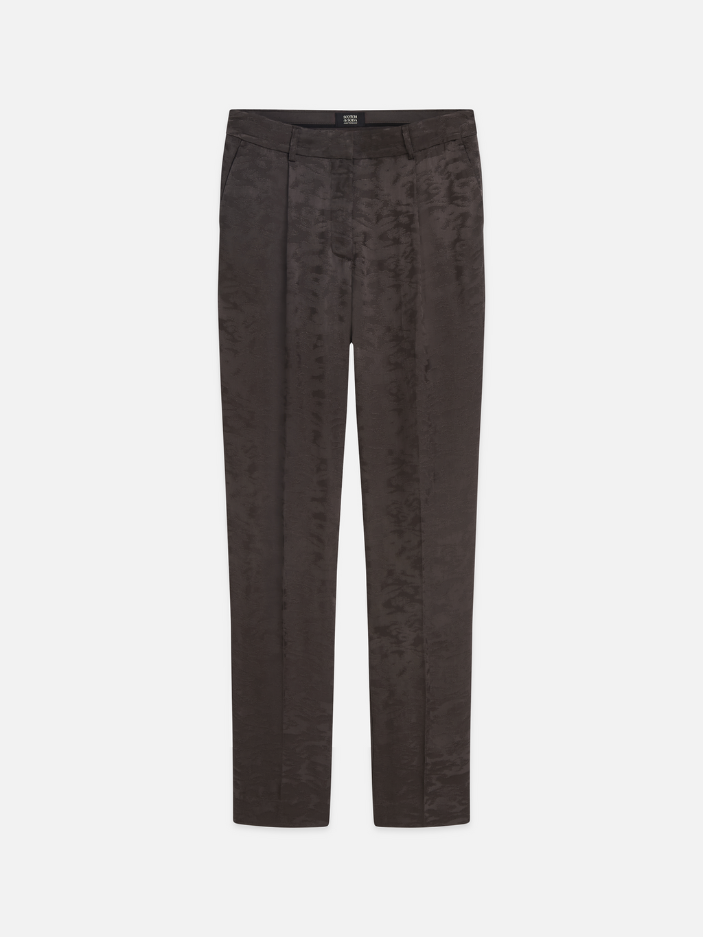 Isa Slim Leg Jacquard Pant