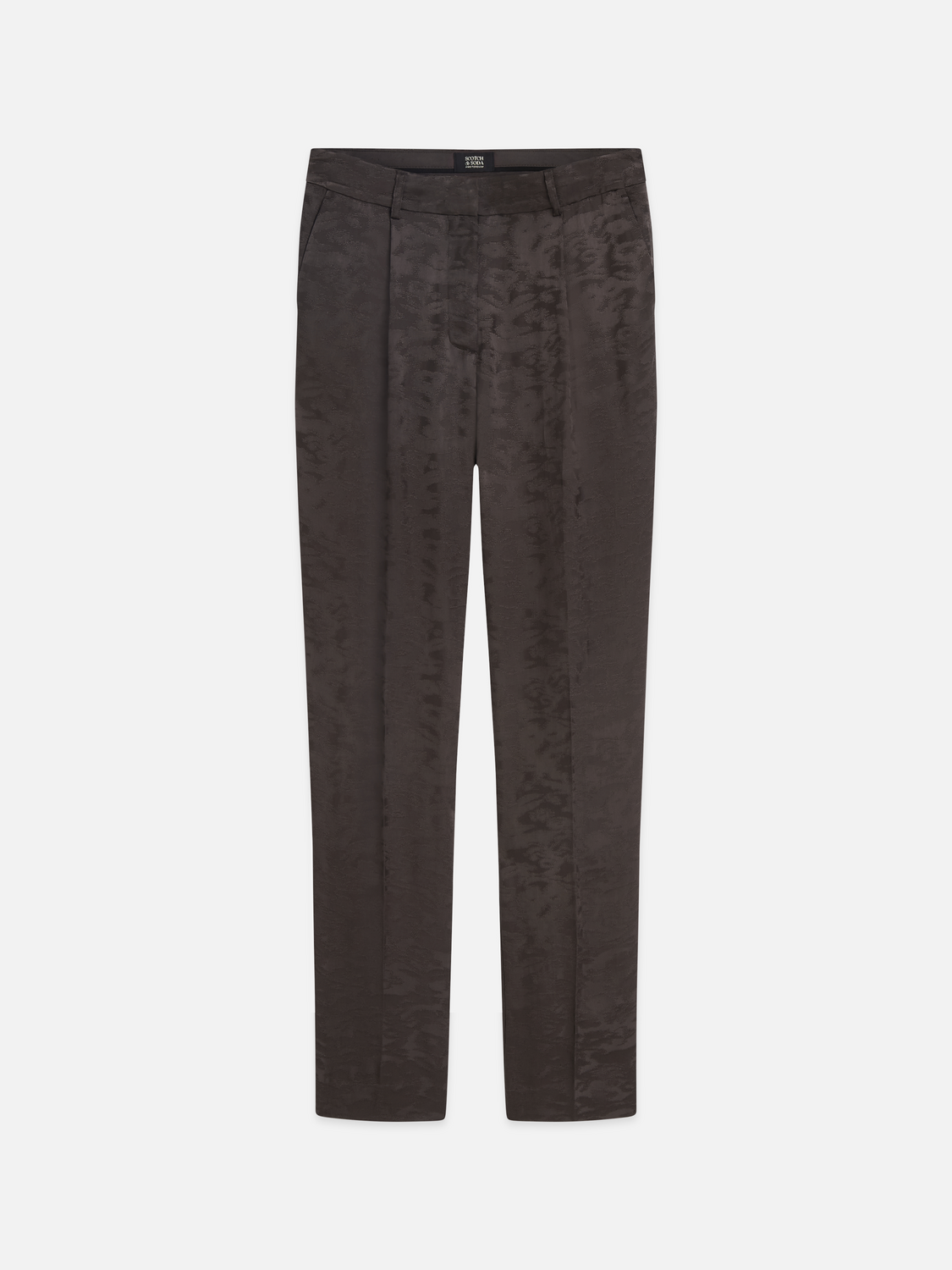 Isa Slim Leg Jacquard Pant