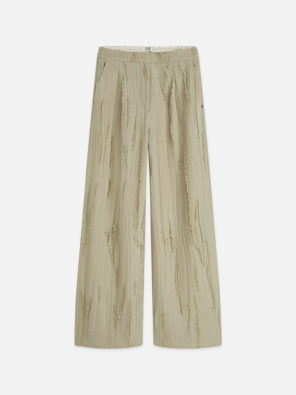 Eleni Wide Leg Fil Coupé Pant