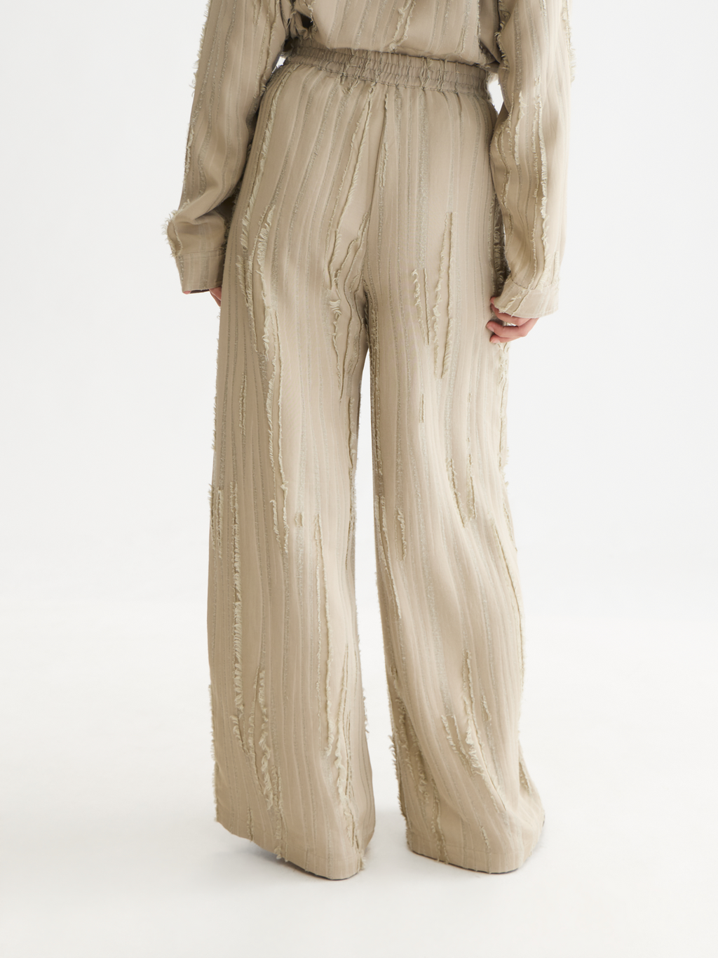Eleni Wide Leg Fil Coupé Pant