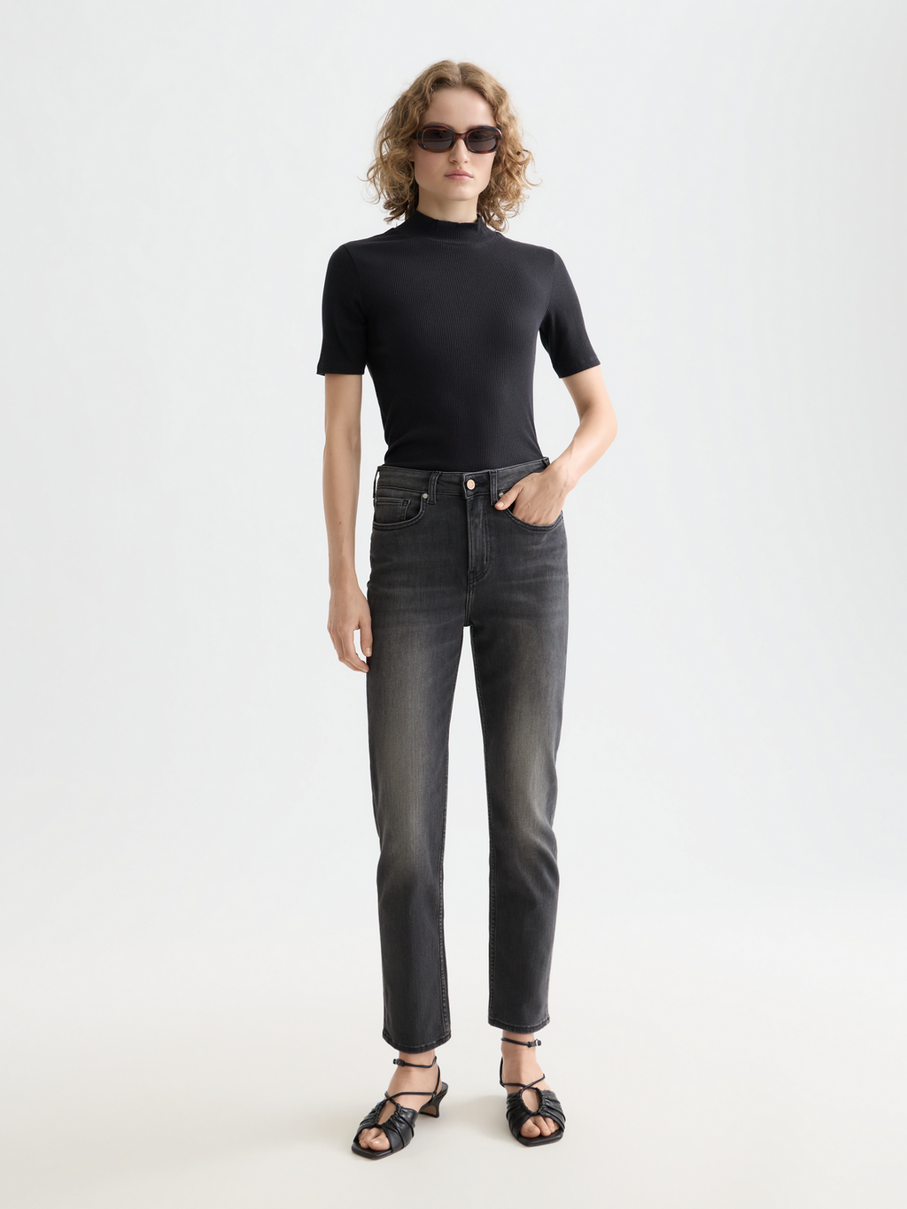 Jeans Super Stretch Slim Core High Five - Black Night