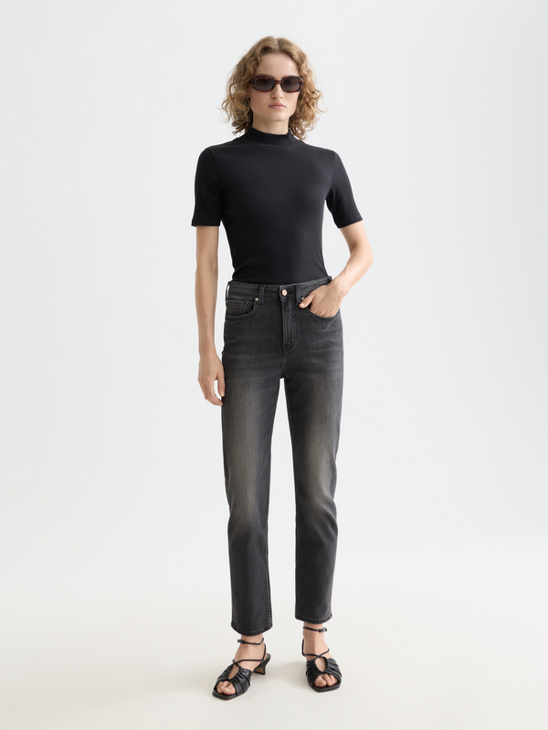 Essentials —  High Five Slim Super Stretch Jeans - Black Night