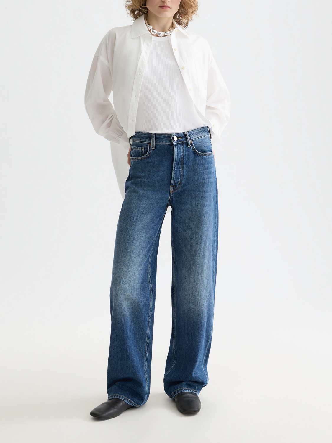 Core Ripple Straight Jeans  — Absolute Blue