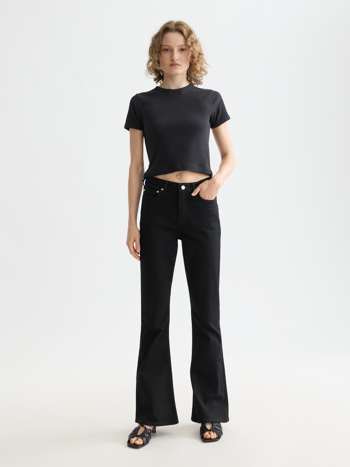 Core The Charm Flared Jeans  Stay Black