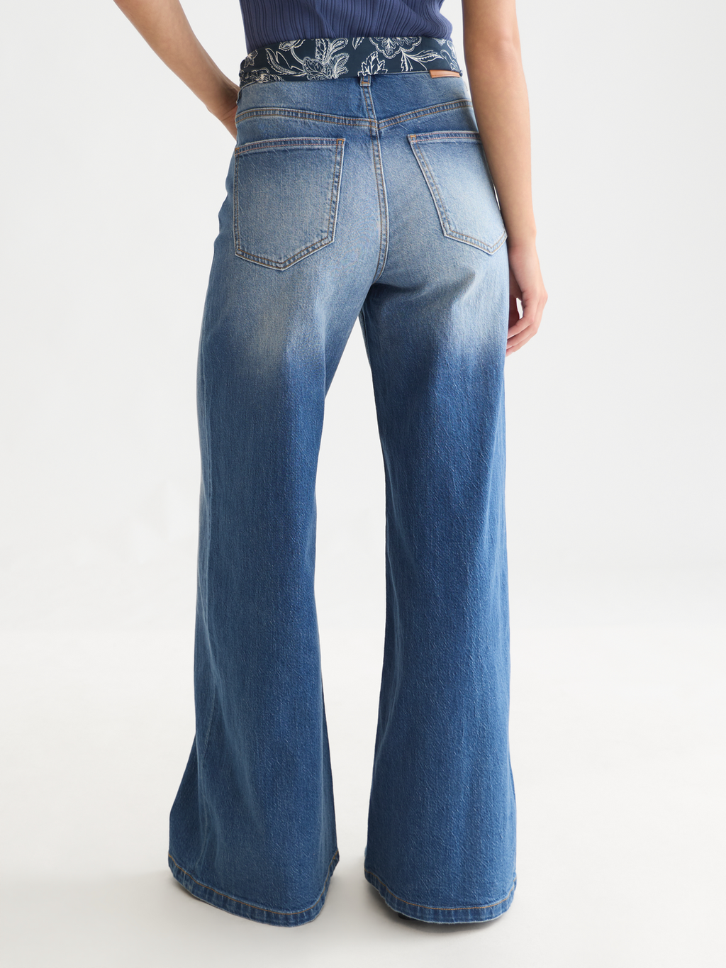 The Wave Wide Leg With Tie Detail