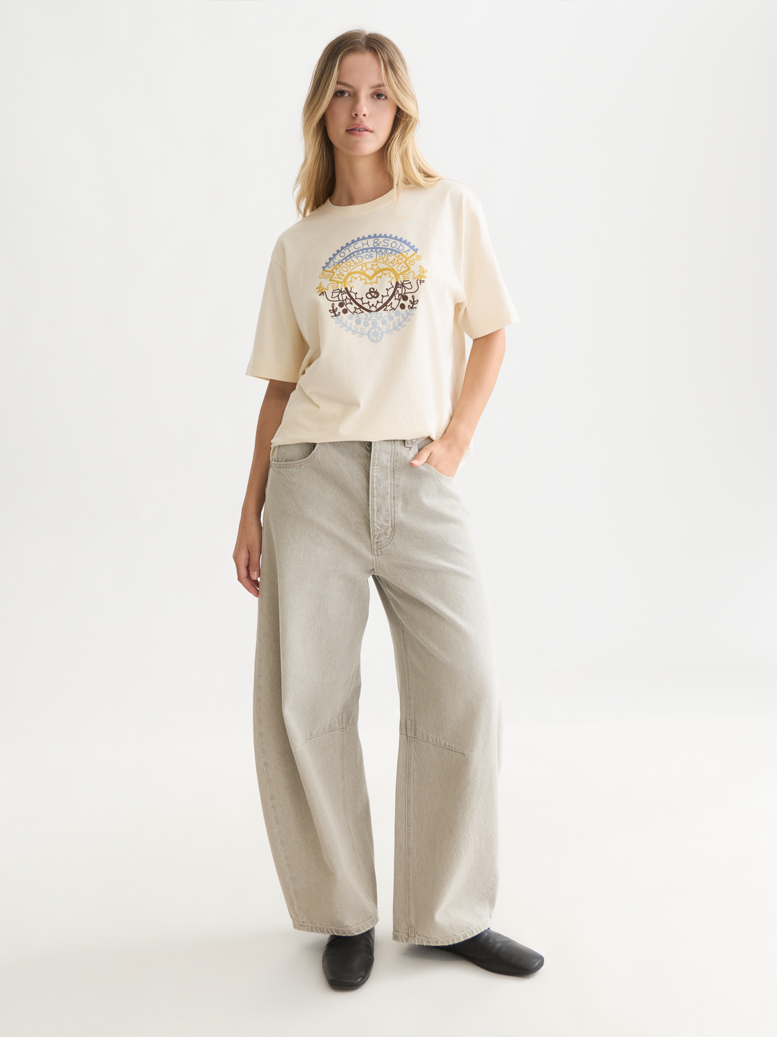Eve Barrel Leg Denim