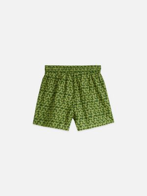 Printed Cotton Shorts
