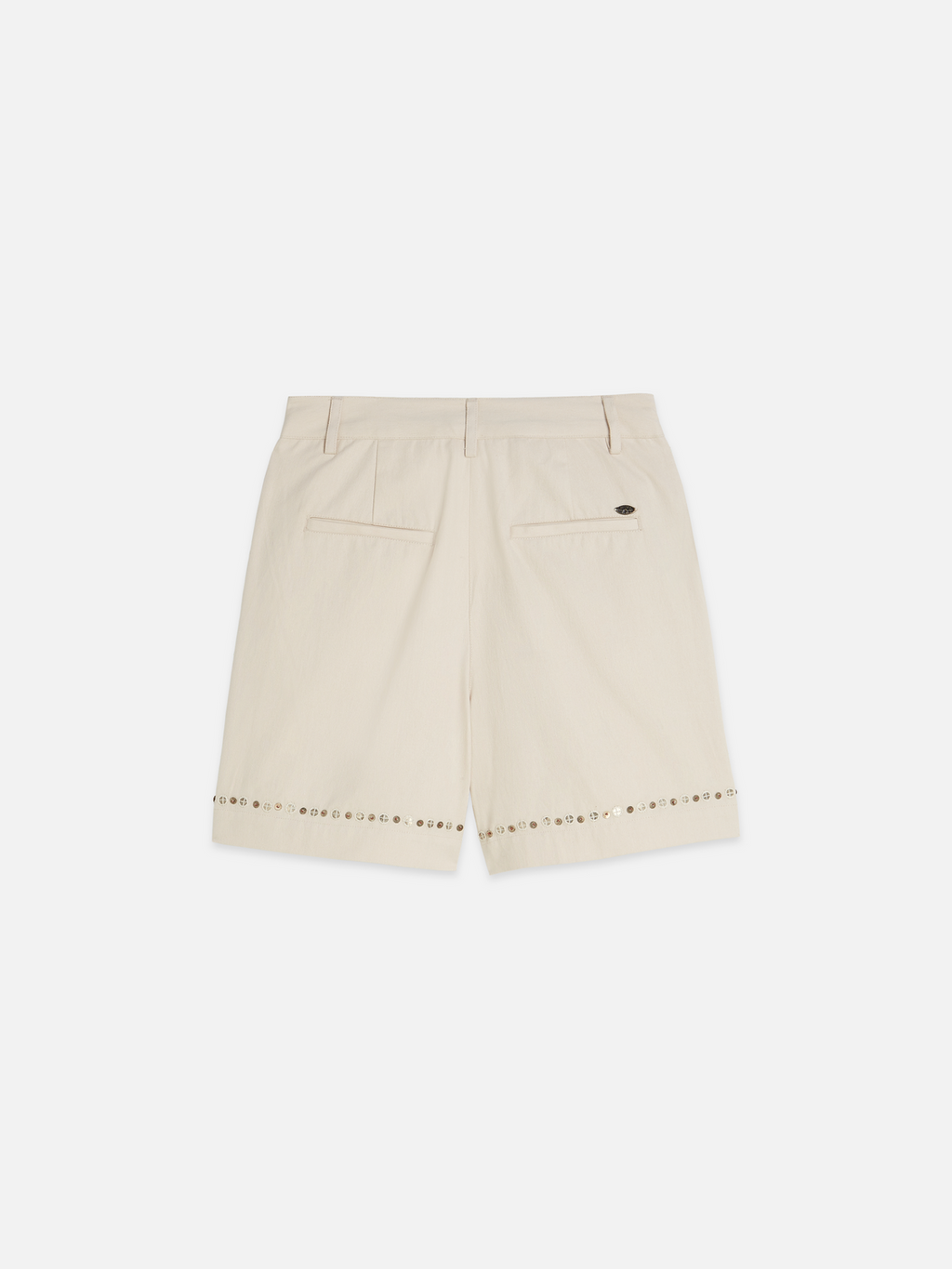 Embellished High Rise Shorts