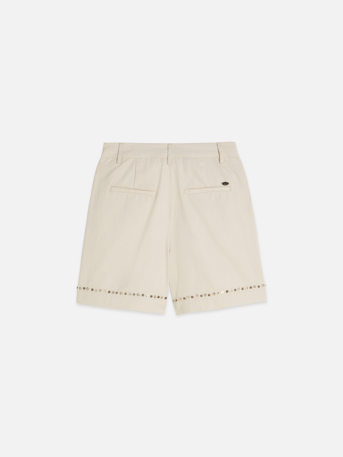 Embellished High Rise Shorts