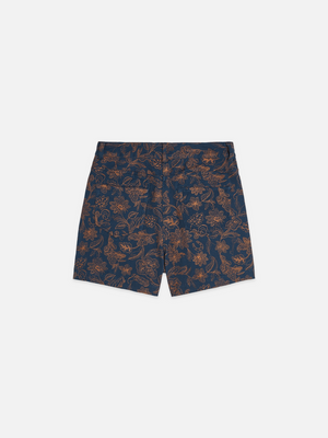 Embroidered High Rise Shorts