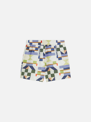 Bedruckte und gestickte Shorts