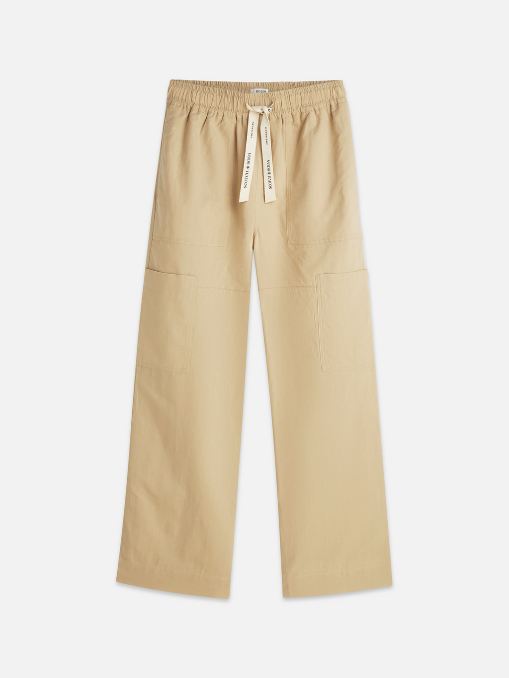Noa - Linen High-Rise Wide-Leg Relaxed Pull On Pants