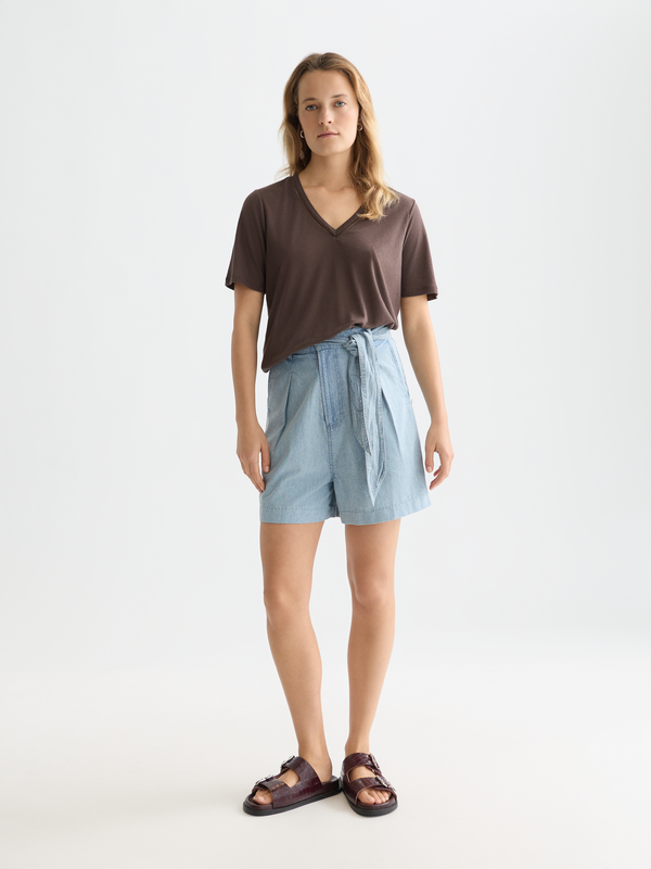 Lightweight Indigo Short